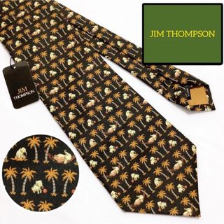 ジムトンプソン(Jim Thompson)の【新品】JIM THOMPSON タイシルクネクタイ ゾウ(ネクタイ)