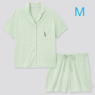 ユニクロ(UNIQLO)の＊ ユニクロ ピーナッツ エアリズムパイルパジャマ M(パジャマ)