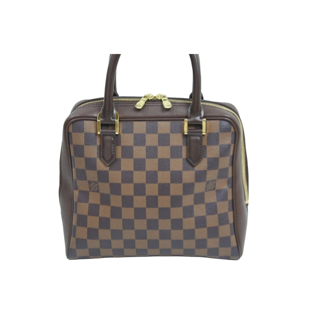 LOUIS VUITTON ルイヴィトン ハンドバッグ N51150 ブレラ ブラウン ダミエ ゴールド金具 美品  52429