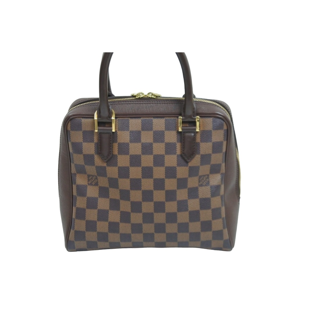 LOUIS VUITTON ルイヴィトン ハンドバッグ N51150 ブレラ ブラウン ダミエ ゴールド金具 美品  52429