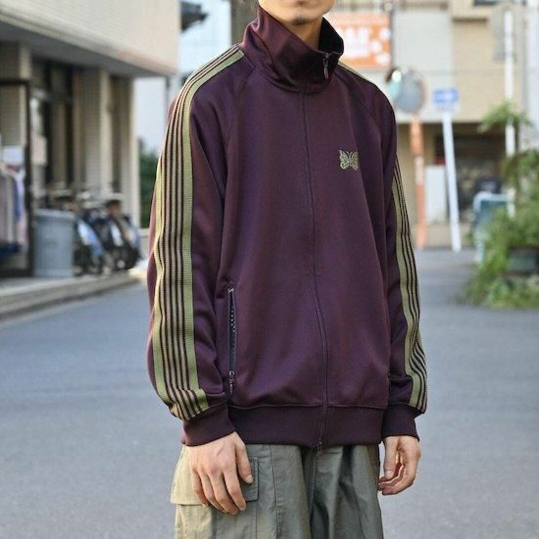 Needles - 【深瀬着】21AW Needles トラックジャケット M マルーン