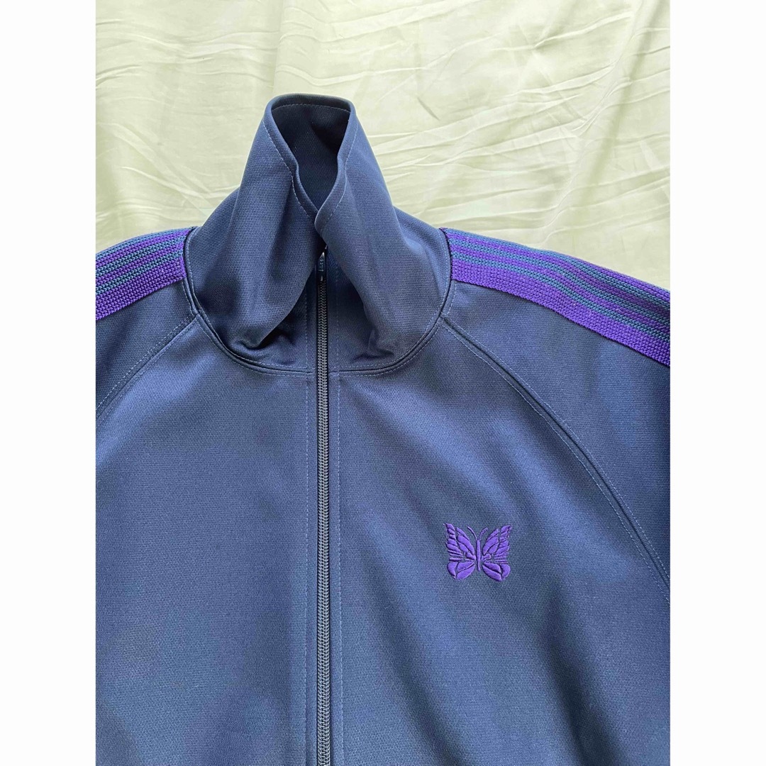 Needles 19aw トラックジャケット S ネイビー パープル