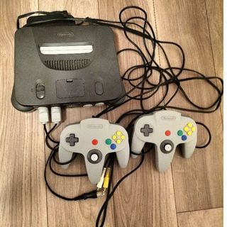 ニンテンドウ(任天堂)の本体 NINTENDO 64カセットセット付き(ゲーム)