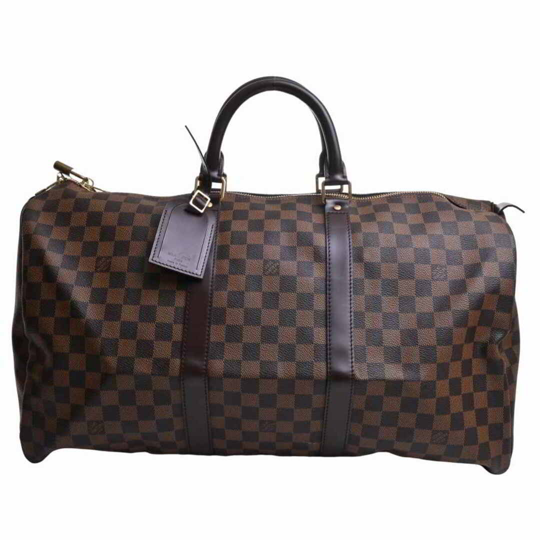 【中古】LOUIS VUITTON ルイヴィトン ダミエ キーポル50 ボストンバッグ 旅行鞄 N41427 ブラウン by | フリマアプリ ラクマ