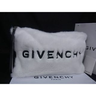 ジバンシィ(GIVENCHY)の■新品■未使用■ GIVENCHY ジバンシィ ファー クラッチバッグ セカンドバッグ ポーチ 手持ちかばん ホワイト系×ブラック系 AF8248WZ(その他)