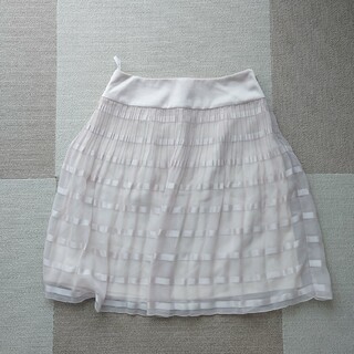 アンタイトル(UNTITLED)のアンタイトル　プリーツ加工スカート　サイズ1(ひざ丈スカート)