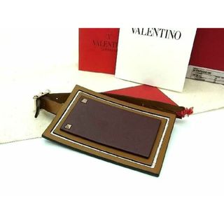 ヴァレンティノガラヴァーニ(valentino garavani)の■新品■未使用■ VALENTINO GARAVANI ヴァレンティノガラヴァーニ レザー バッグチャーム アクセサリー ブラウン系 AE6302ｱZ(その他)