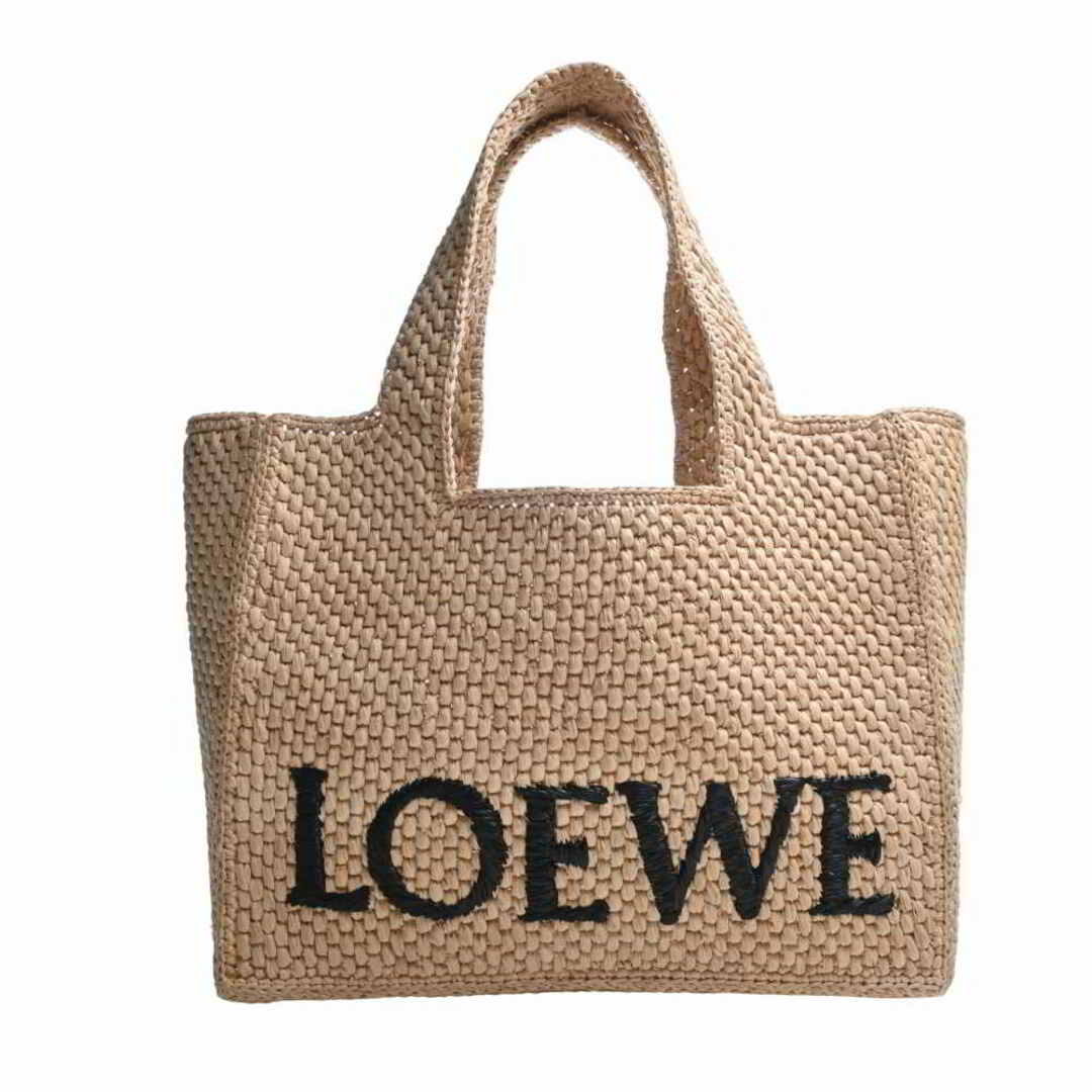 LOEWE ロエベ フォント ラフィア トート スモール 2WAY ショルダーバッグ A685B59X03 ナチュラル by