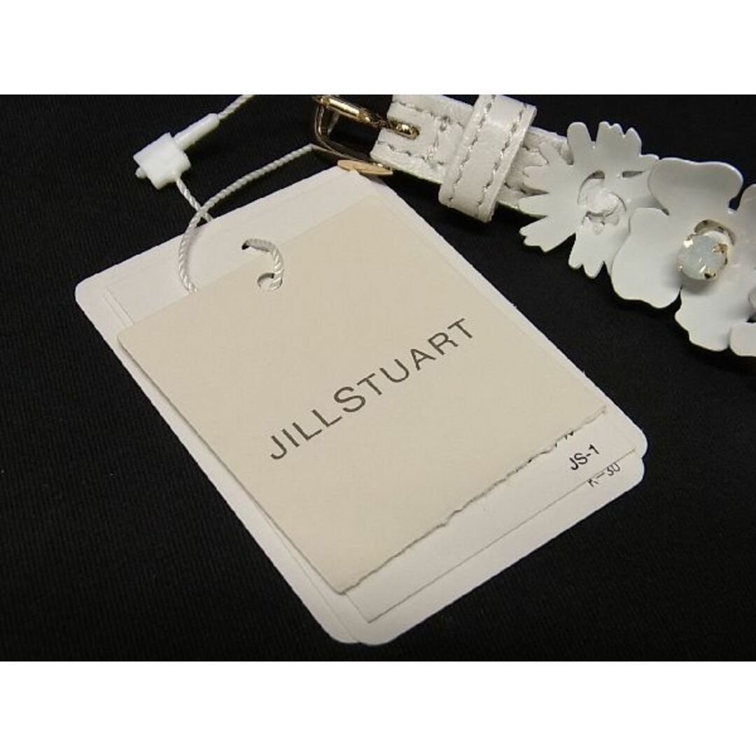 JILLSTUART(ジルスチュアート)の■新品■未使用■ JILLSTUART ジルスチュアート レザー カラーストーン ブレスレット バングル アクセサリー ホワイト系 AK9724 レディースのアクセサリー(その他)の商品写真