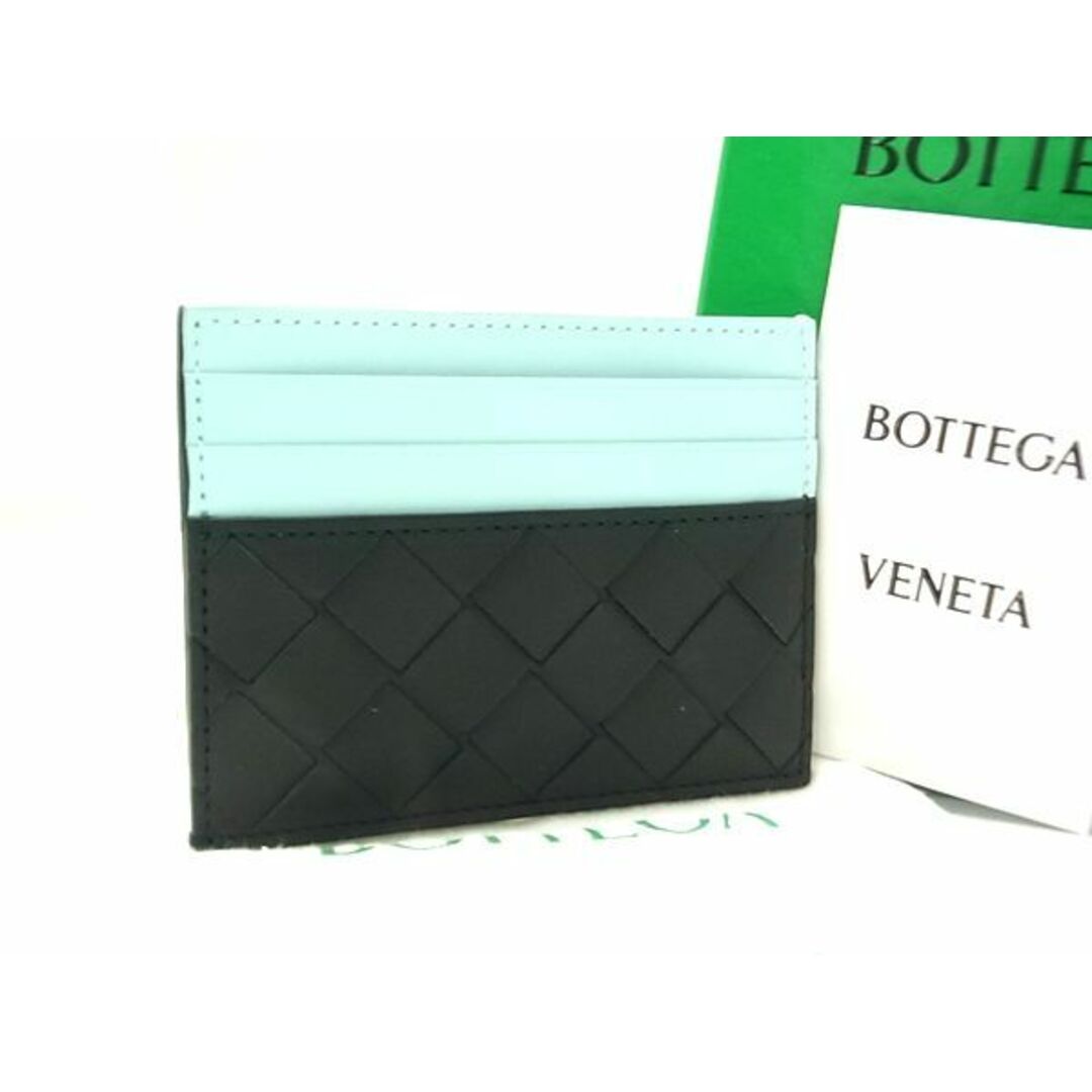 Bottega Veneta(ボッテガヴェネタ)の■新品■未使用■ BOTTEGA VENETA ボッテガヴェネタ イントレチャート レザー カードケース カード入れ ライトブルー系 AJ4967ｍz レディースのファッション小物(その他)の商品写真