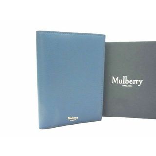 マルベリー(Mulberry)の■新品■未使用■ MULBERRY マルベリー レザー パスポートケース パスポートカバー カード入れ メンズ レディース ブルー系 AJ5746MZ(その他)