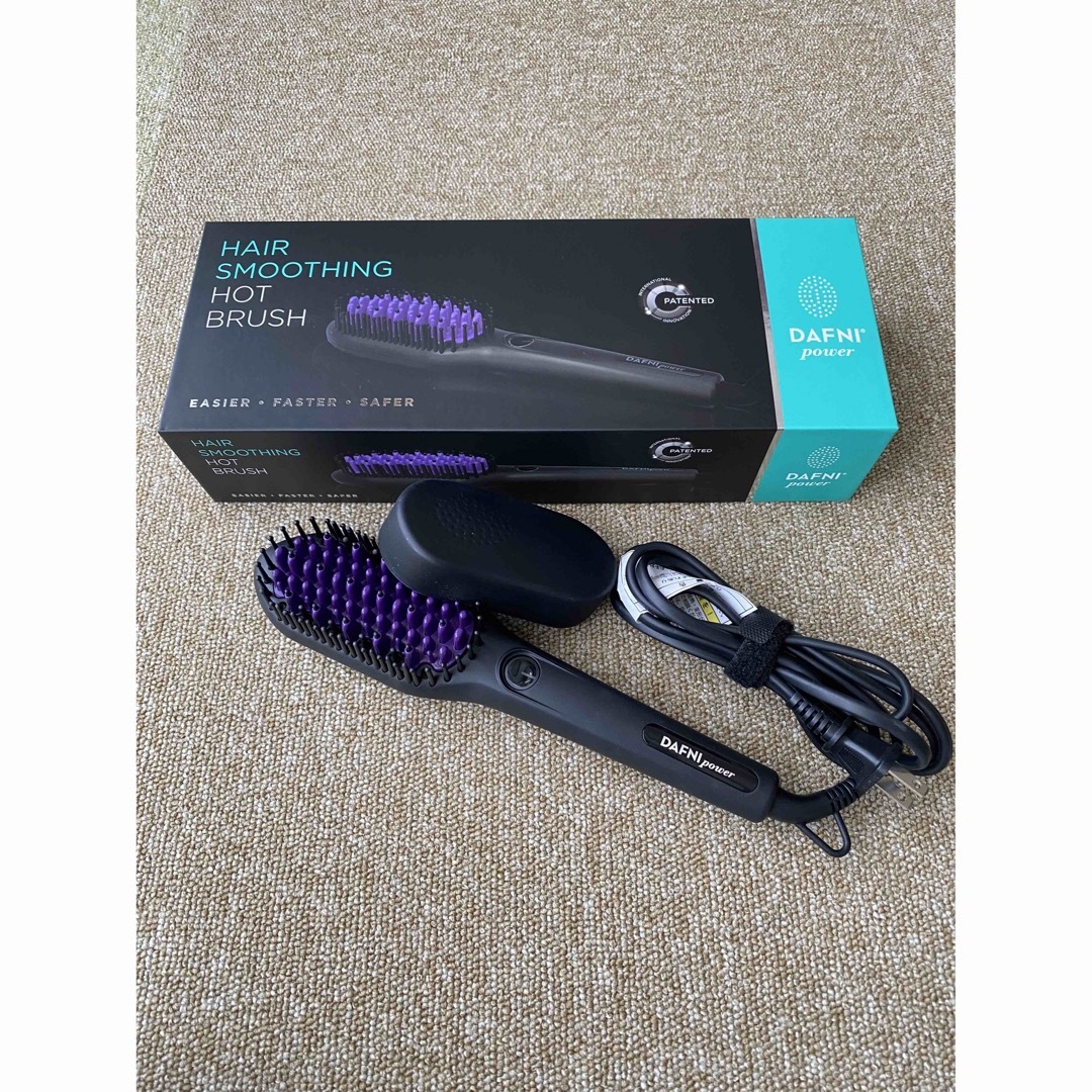 【新品】DAFNI power HAIR SMOOTHING HOT BRUSH