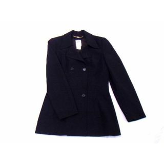 セリーヌ(celine)の■極美品■ CELINE セリーヌ ダブル ジャケット 上着 アウター 洋服 レディース ブラック系 BC8689(その他)