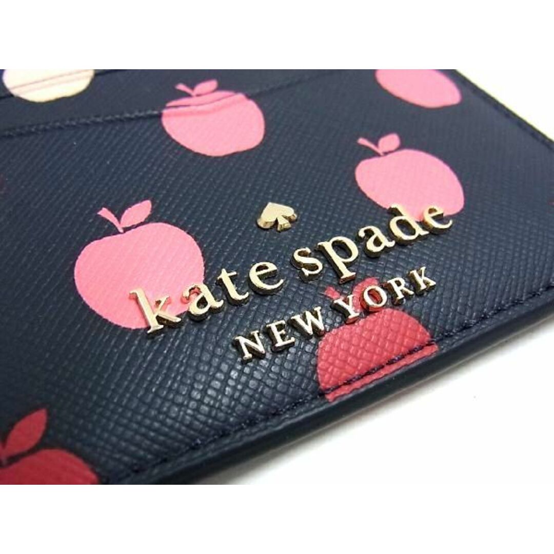 kate spade new york(ケイトスペードニューヨーク)の■新品■未使用■ kate spade ケイトスペード K8297 PVC アップル リンゴ カードケース カード入れ レディース ネイビー系 BC4652ｱZ  レディースのファッション小物(その他)の商品写真