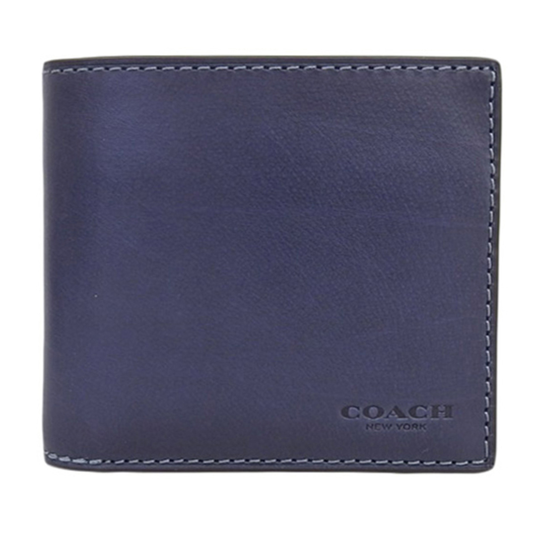 COACH - 【中古】COACH コーチ ウォーターバッファロー レザー 二 ...