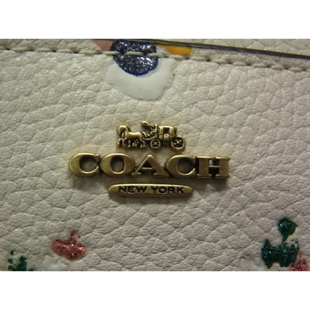 COACH(コーチ)の■新品■未使用■ COACH コーチ C5875 レザー コインケース コインパース パスケース カードケース 定期入れ アイボリー系 BC9896ｷk レディースのファッション小物(その他)の商品写真