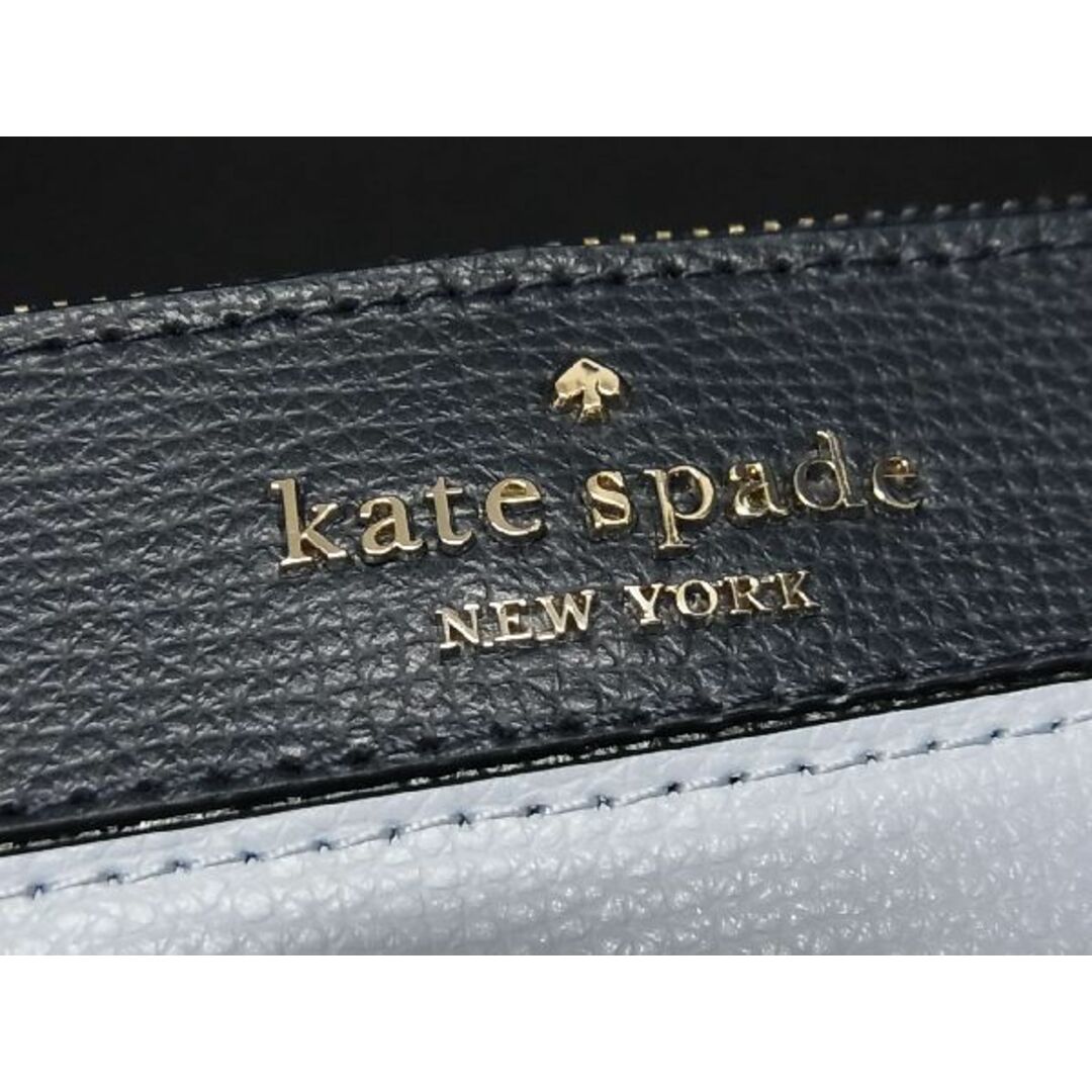 ■新品■未使用■ kate spade ケイトスペード K9132 レザー カードケース コインケース カード入れ ブルー系×ネイビー系 BC4636ｱZ 3