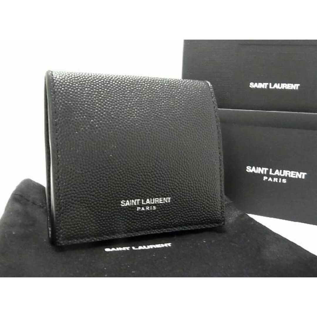 Saint Laurent(サンローラン)の■新品■未使用■ SAINT LAURENT サンローラン レザー コインケース コインパース 小銭入れ メンズ ブラック系 AJ2021ｱZ  レディースのファッション小物(その他)の商品写真