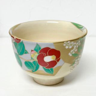 ★2261 桑野睦子 茶碗 5月 皐月 藤の花 抹茶碗 茶道具