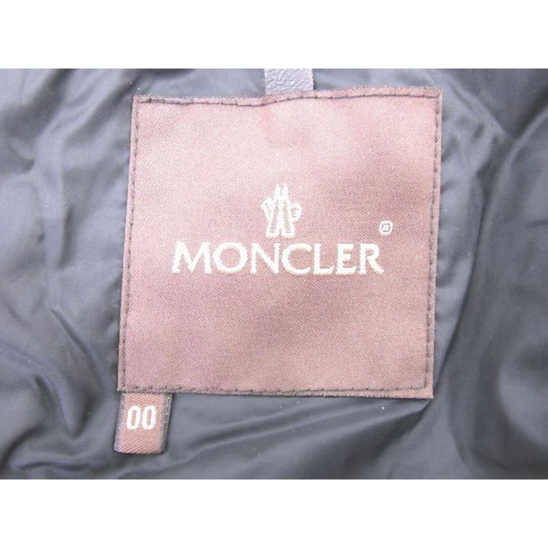 ■美品■ MONCLER モンクレール アルベルティーナ ウール×ナイロン ダウン100% サイズ00 アウター 洋服 ダークグレー系 EA0928S4 5