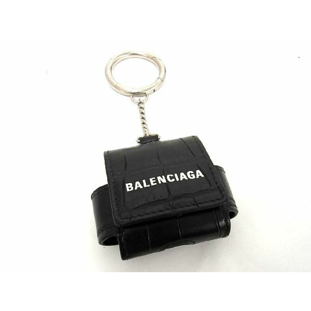 Balenciaga - 美品 BALENCIAGA バレンシアガ 655679 クロコダイル型押しレザー AirPodsケース エアポッズ