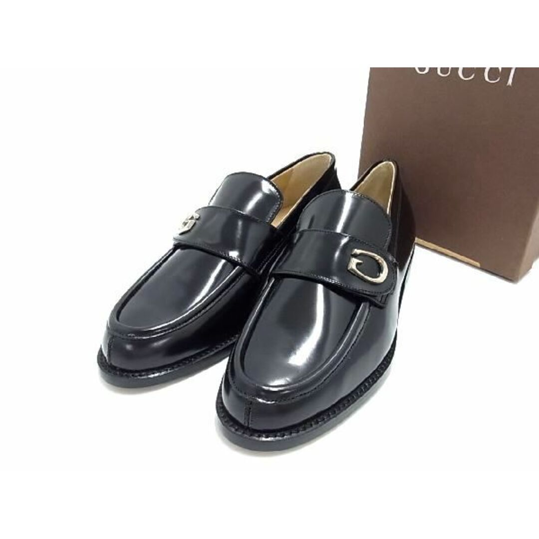 未使用品】GUCCI グッチ ローファー 革靴 37サイズ-