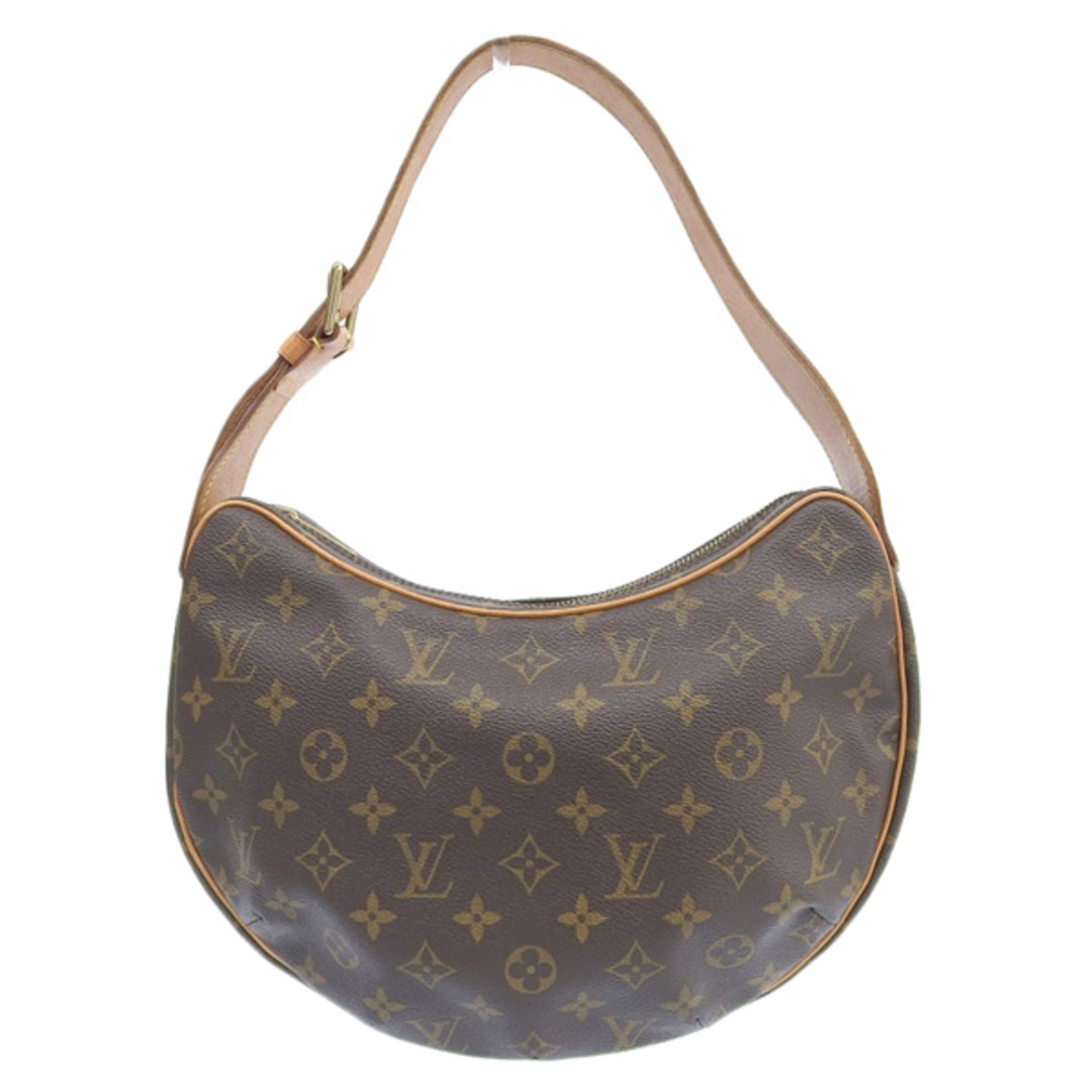 LOUIS VUITTON ルイヴィトン モノグラム クロワッサンMM ワンショルダーバッグ M51512 ブラウン gy