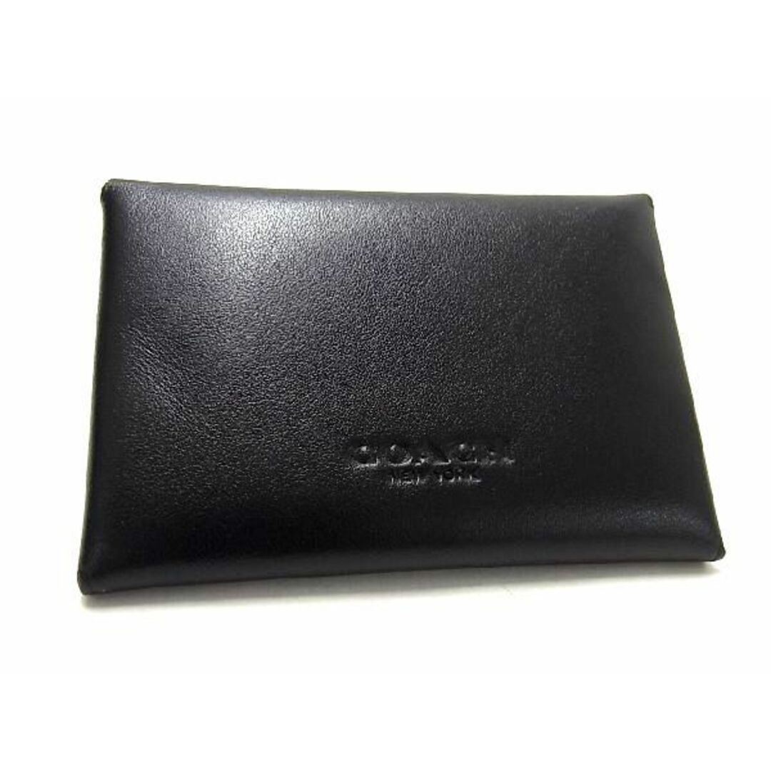 新品・未使用】COACH コーチ レザー 名刺入れ／カードケース-