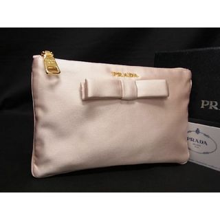 プラダ(PRADA)の■新品■未使用■ PRADA プラダ  1M1214 サテン リボン マルチケース メイクポーチ 化粧ポーチ 小物入れ レディース ピンク系 AN5711 (その他)