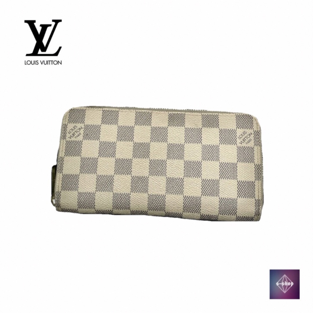 LOUIS VUITTON(ルイヴィトン)のLOUIS VUITTON ルイヴィトン N41660 財布 ホワイト 中古 メンズのファッション小物(長財布)の商品写真