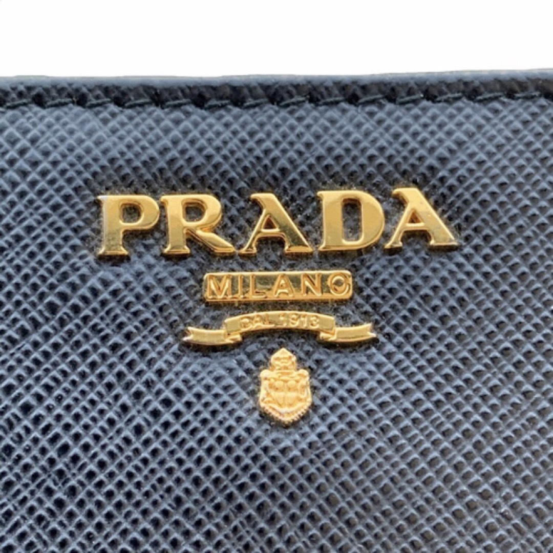 【美品】PRADA プラダ サフィアーノ 財布 1ML225 ブラック 正規品 2