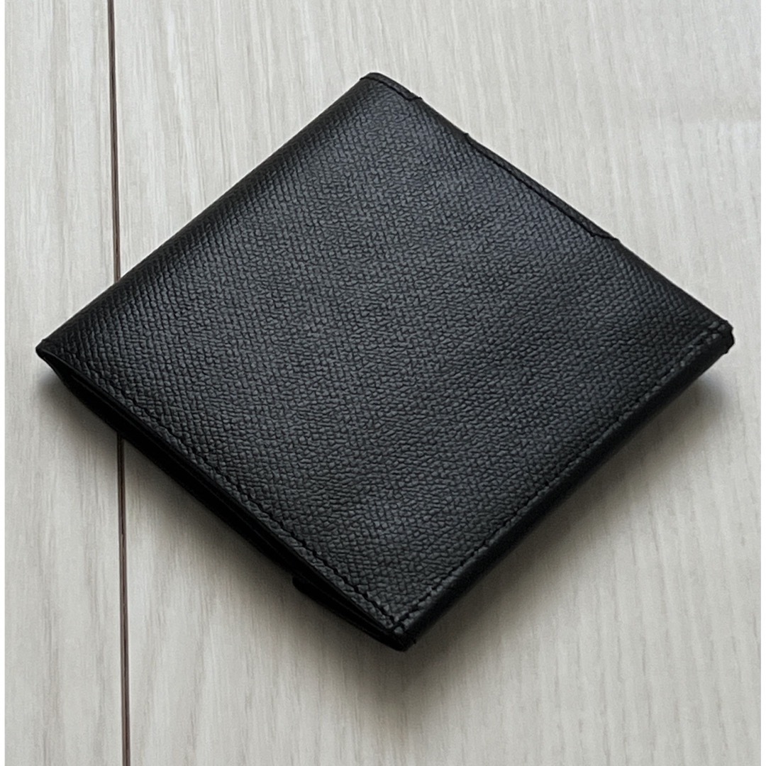abrAsus(アブラサス)のアブラサス 薄い財布 レザー ブラック メンズのファッション小物(折り財布)の商品写真