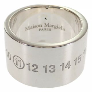 マルタンマルジェラ(Maison Martin Margiela)の【中古】【Aランク】Maison Margiela メゾンマルジェラ SIL ロゴナンバーリング S55UQ0055 S10857 951 約18号 ナンバリング メンズ ユニセックス【ISEYA】(リング(指輪))