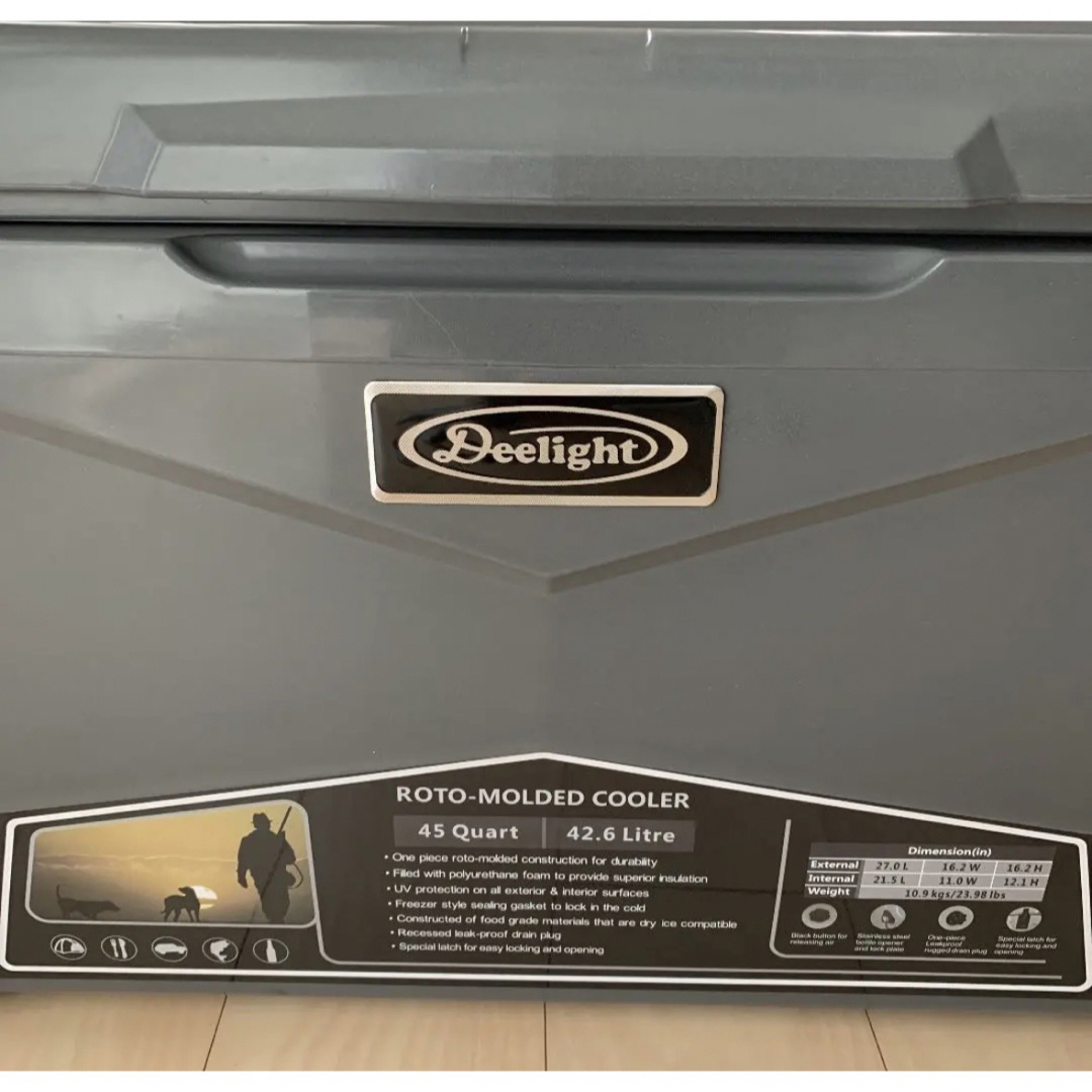 Deelight クーラーボックス42.6L スポーツ/アウトドアのアウトドア(調理器具)の商品写真