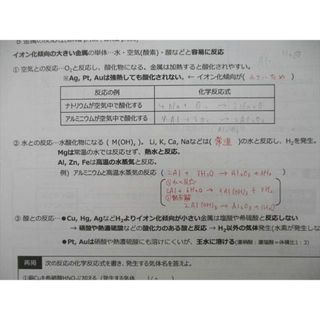 UZ26-048 開成高校 化学基礎/化学 教科書・ノート・授業プリントセット2023年3月卒業 26M0D