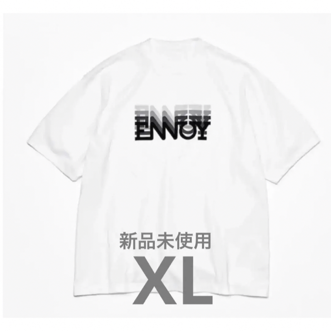 ennoy ELECTRIC LOGO GRADATION ブラック Tシャツ