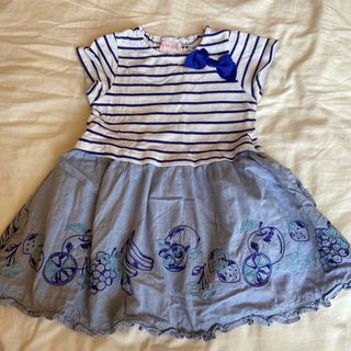 メゾピアノ ボーダーワンピース 子供 ワンピース(女の子)の通販 48点