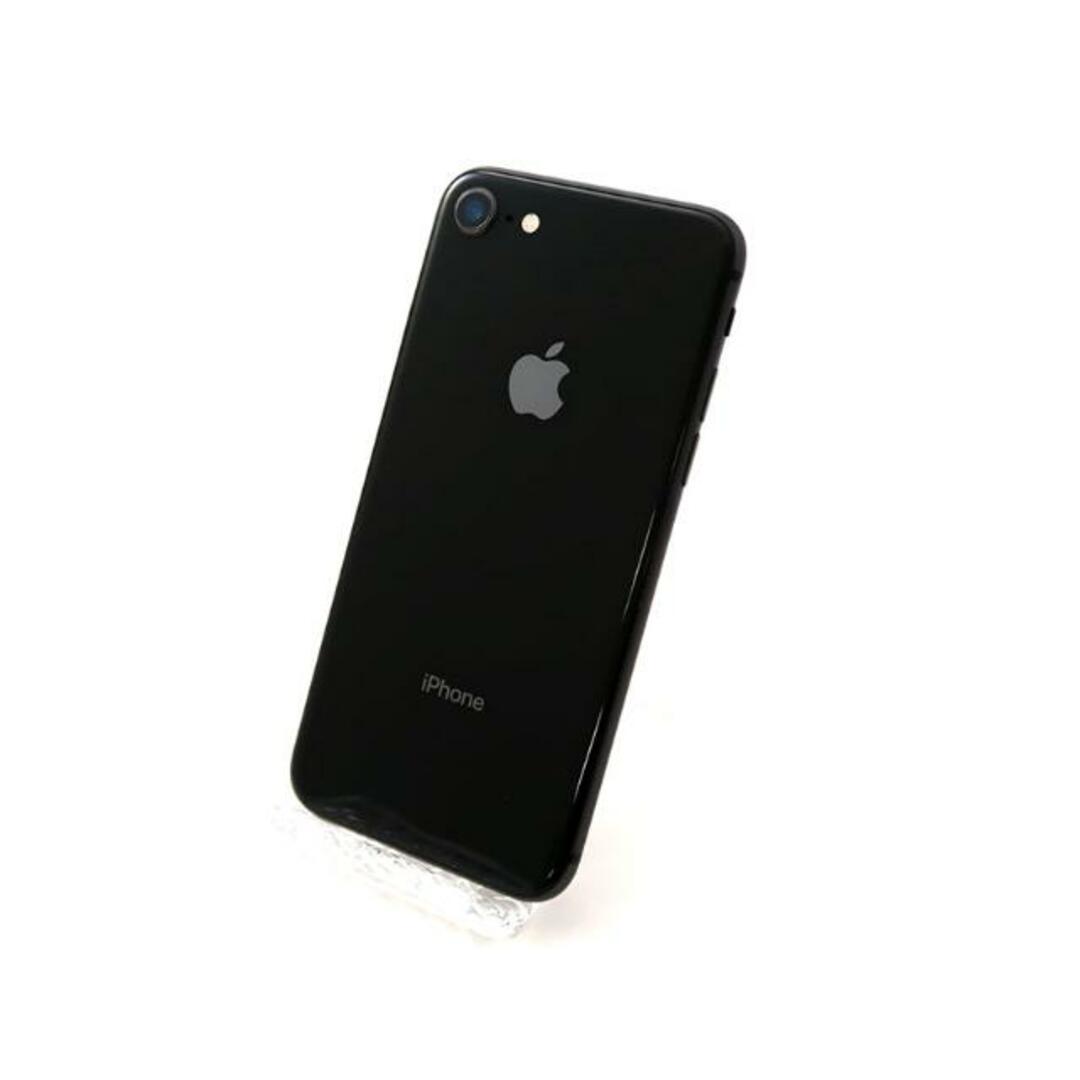 SIMロック解除済み iPhone8 128GB スペースグレイ au Bランク 本体【ReYuuストア】