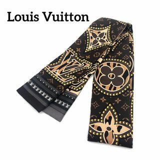 Louis Vuitton Bandeau Silk Leopard Scarf M72394 Brown 120 cm x 8 cm