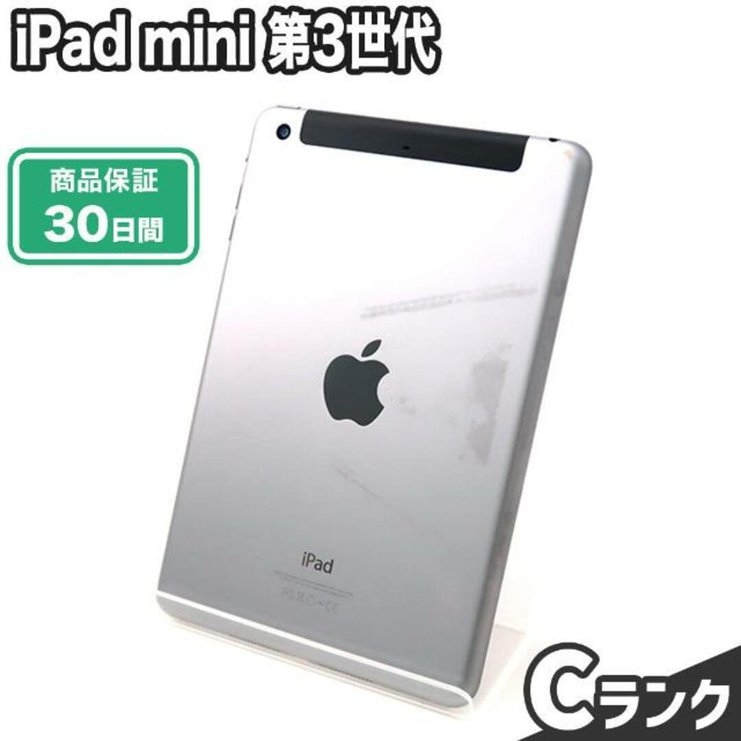 SIMロック解除不可 iPad mini 第3世代 16GB スペースグレイ Wi-Fi+