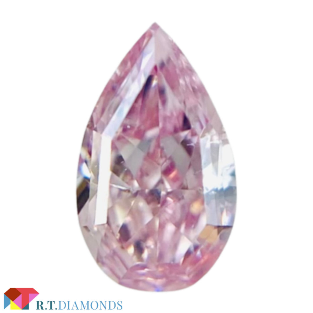 FANCY INTENSE PURPLISH PINK 0.22ct/PS レディースのアクセサリー(その他)の商品写真