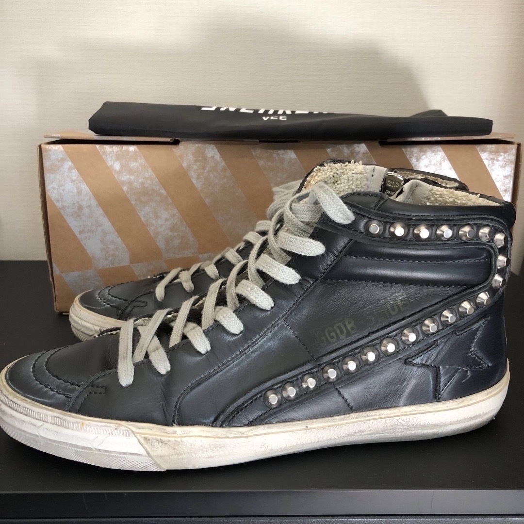 Golden goose ゴールデングース スタッズ ハイカット スニーカー