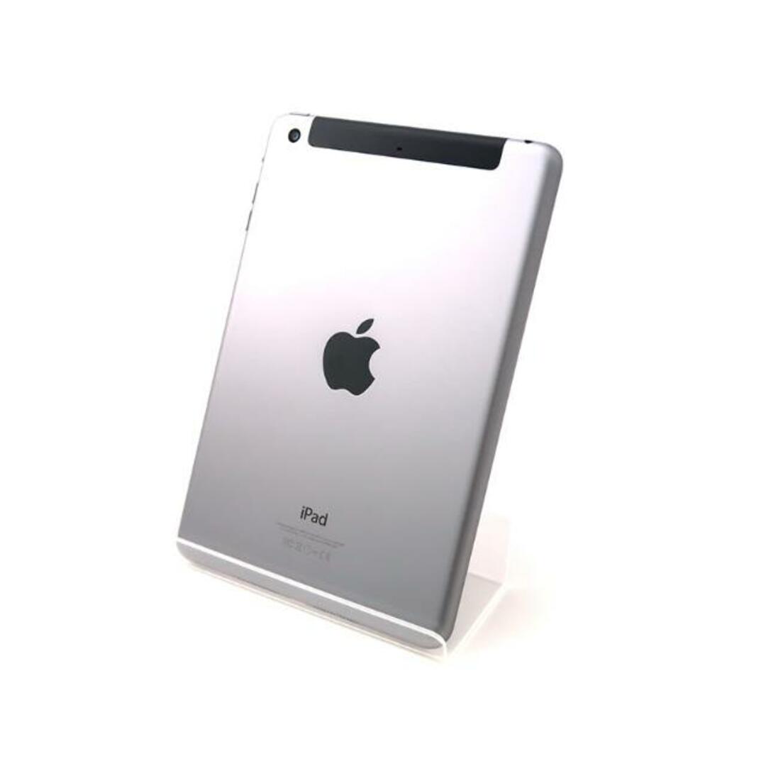 SIMロック解除不可 iPad mini 第3世代 16GB スペースグレイ Wi-Fi+Cellular au Aランク 本体【ReYuuストア】