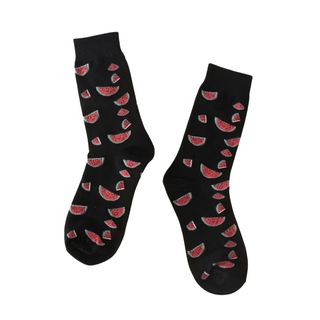 スイカ デザイン クルーソックス ユニセックス 靴下 socks sox(ソックス)
