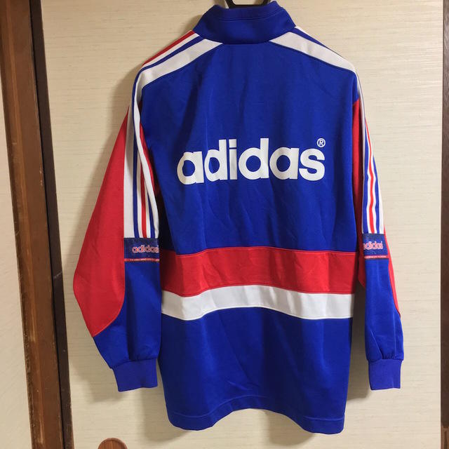 adidas(アディダス)の【超希少】90s adidas originals ハーフジップジャージ 個性派 メンズのトップス(スウェット)の商品写真