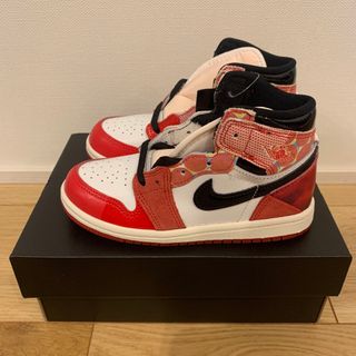 ナイキ(NIKE)の大人気NIKEキッズ スニーカー ナイキ エアジョーダン1 スパイダーマン(スニーカー)