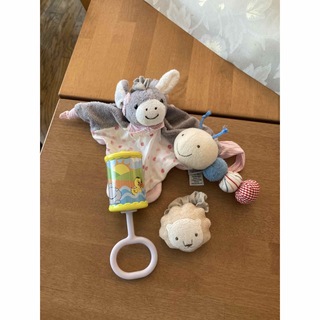 アカチャンノシロ(赤ちゃんの城)の新生児　出産準備　おもちゃ　玩具セット　赤ちゃんの城(がらがら/ラトル)