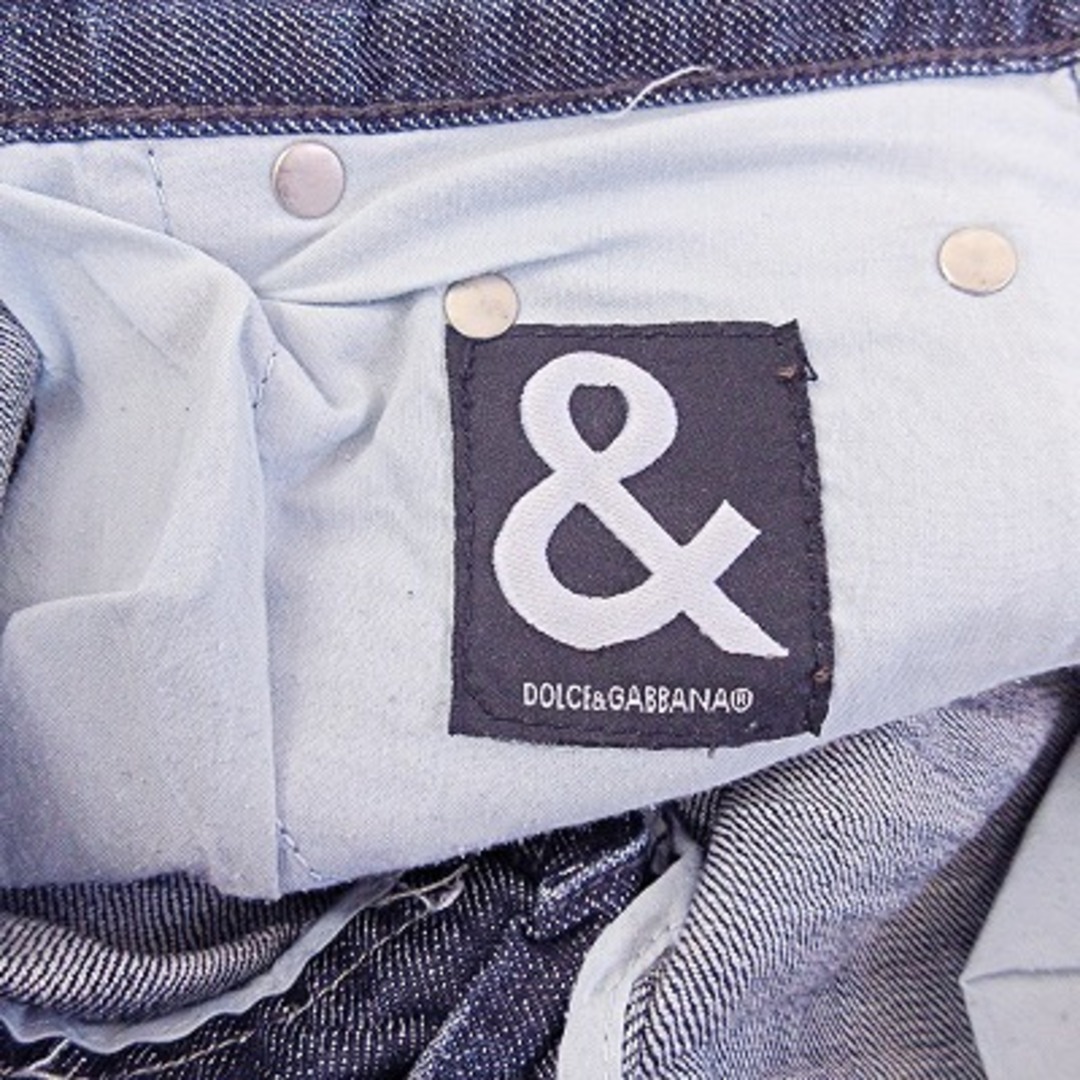 DOLCE&GABBANA(ドルチェアンドガッバーナ)のドルチェ&ガッバーナ ポケット ロゴ 刺繍 デニムパンツ ジーンズ ジーパン32 メンズのパンツ(デニム/ジーンズ)の商品写真