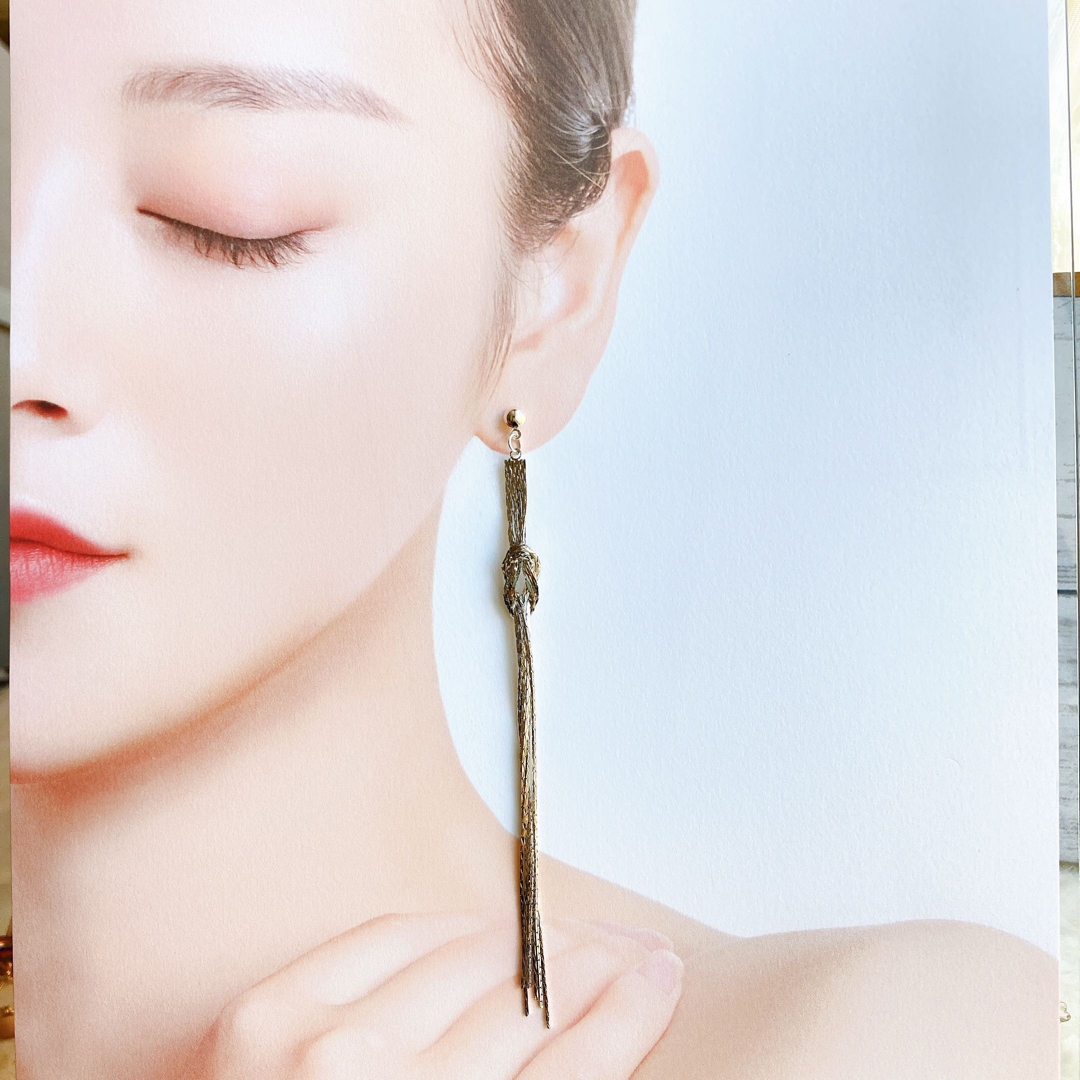 No.1425 ハンドメイドピアス handmade pierce の通販 by macco|ラクマ