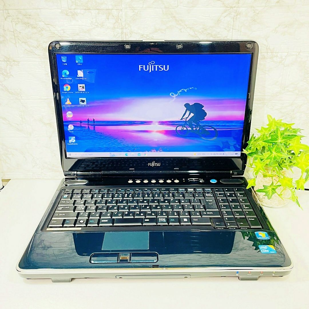 富士通 - 限定品✨ノートパソコン オフィス付き WEBカメラ i5 win10